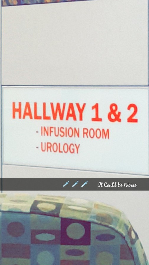 Entyvio Infusion #4 - It Could Be Worse Blog - Mary Horsley