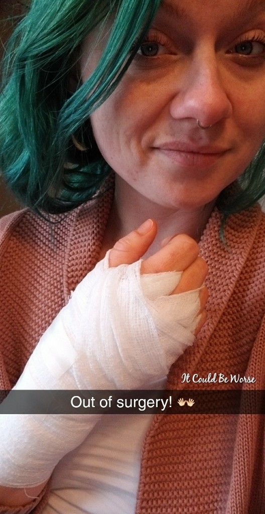 Ganglionectomy - It Could Be Worse Blog - Mary Horsley