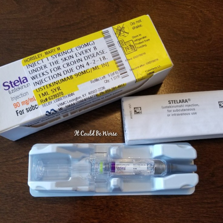 May Delays | It Could Be Worse Blog | Mary Horsley Stelara Injection
