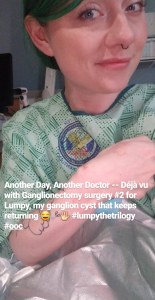 My Ganglion Cyst - The Tetralogy | IT COULD BE WORSE BLOG