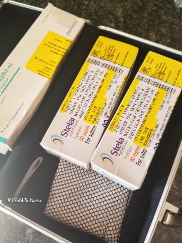 Stelara Self-Injection #2 & Rib Pain - It Could Be Worse Blog - Mary Horsley