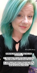 My Ganglion Cyst - The Tetralogy | IT COULD BE WORSE BLOG
