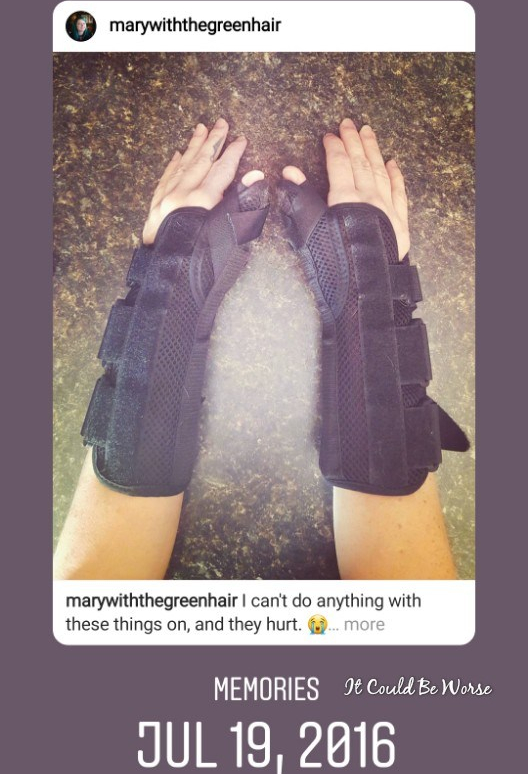 De Quervain's Tenosynovitis - Lefty | IT COULD BE WORSE BLOG